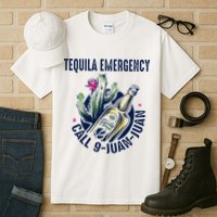 Tequila Emergency Call 9 Juan Juan Tall T-Shirt