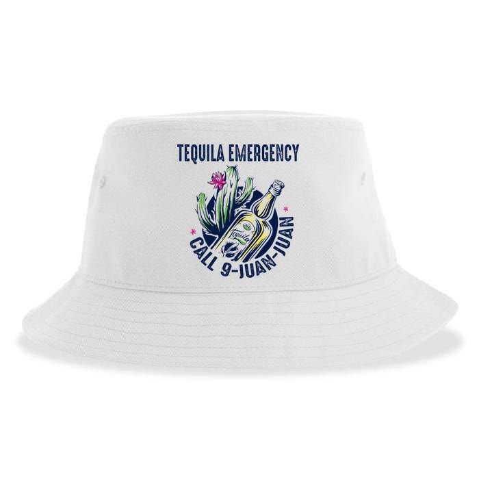 Tequila Emergency Call 9 Juan Juan Sustainable Bucket Hat