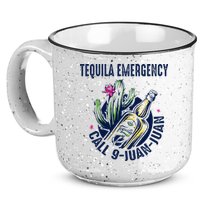 Tequila Emergency Call 9 Juan Juan 15oz Campfire Ceramic Mug