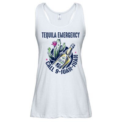 Tequila Emergency Call 9 Juan Juan Ladies Essential Flowy Tank