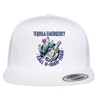 Tequila Emergency Call 9 Juan Juan Flat Bill Trucker Hat