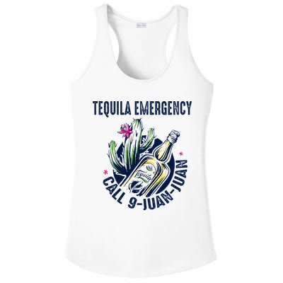 Tequila Emergency Call 9 Juan Juan Ladies PosiCharge Competitor Racerback Tank