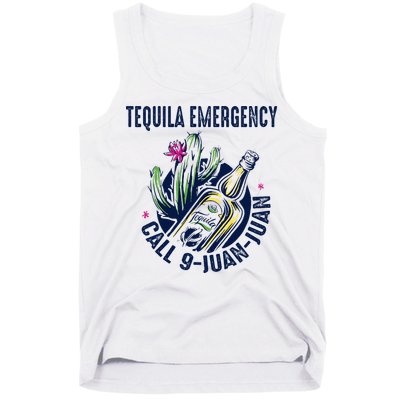 Tequila Emergency Call 9 Juan Juan Tank Top