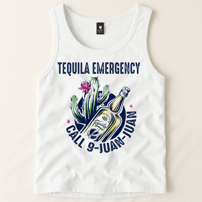 Tequila Emergency Call 9 Juan Juan Tank Top