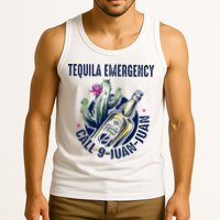 Tequila Emergency Call 9 Juan Juan Tank Top