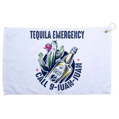 Tequila Emergency Call 9 Juan Juan Grommeted Golf Towel