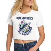 Tequila Emergency Call 9 Juan Juan Crop Top