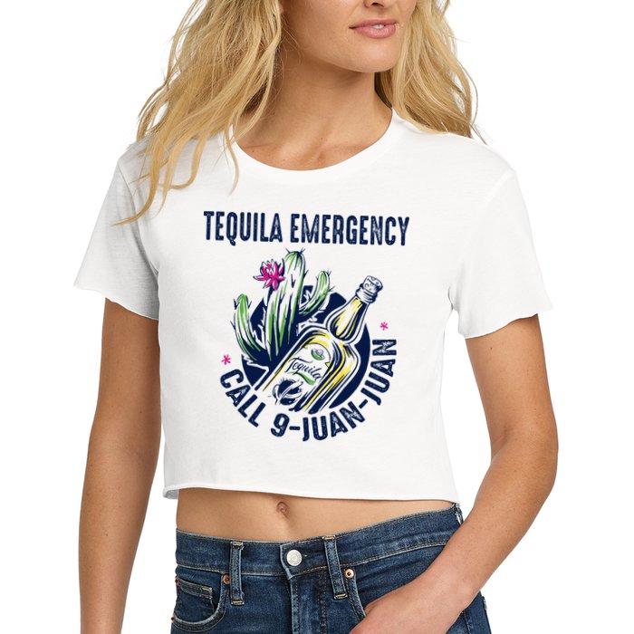 Tequila Emergency Call 9 Juan Juan Crop Top