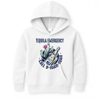 Tequila Emergency Call 9 Juan Juan Kids Hoodie