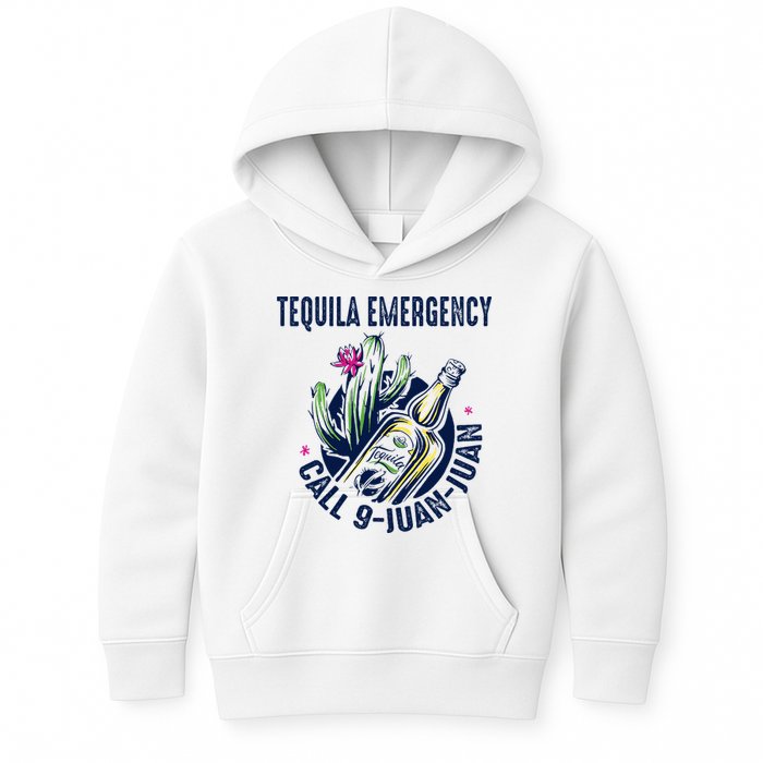 Tequila Emergency Call 9 Juan Juan Kids Hoodie