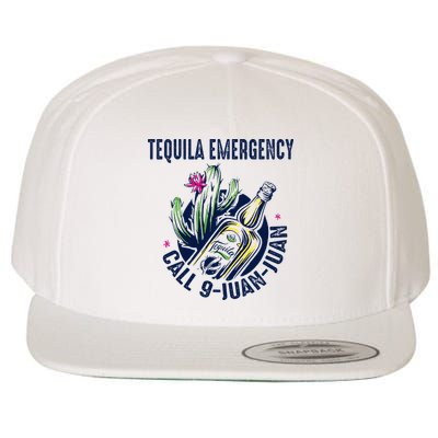 Tequila Emergency Call 9 Juan Juan Wool Snapback Cap