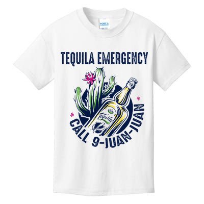 Tequila Emergency Call 9 Juan Juan Kids T-Shirt