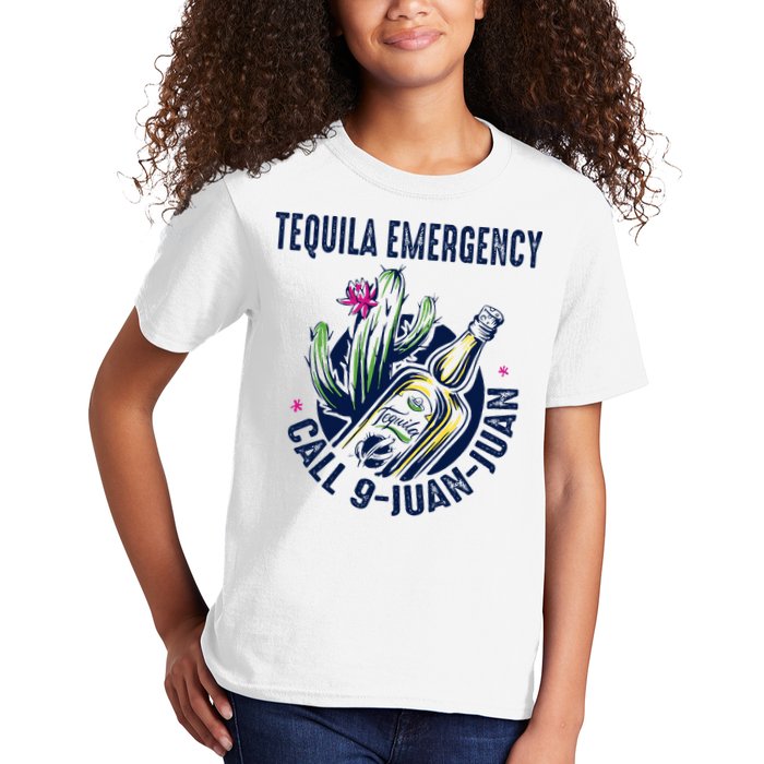 Tequila Emergency Call 9 Juan Juan Kids T-Shirt