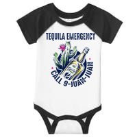 Tequila Emergency Call 9 Juan Juan Infant Baby Jersey Bodysuit