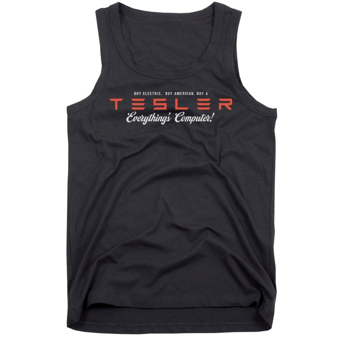 Tesler Everything's Computer Tank Top