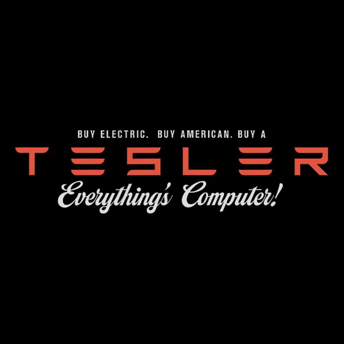 Tesler Everything's Computer Tank Top