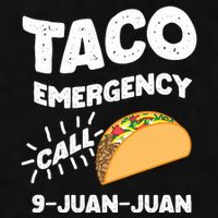 Taco Emergency Call 9 Juan Juan Funny Cinco De Mayo Men Ladies PosiCharge Tri-Blend Wicking Tank