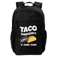 Taco Emergency Call 9 Juan Juan Funny Cinco De Mayo Men Backpack