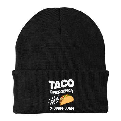 Taco Emergency Call 9 Juan Juan Funny Cinco De Mayo Men Beanie