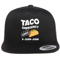 Taco Emergency Call 9 Juan Juan Funny Cinco De Mayo Men Flatbill Hat