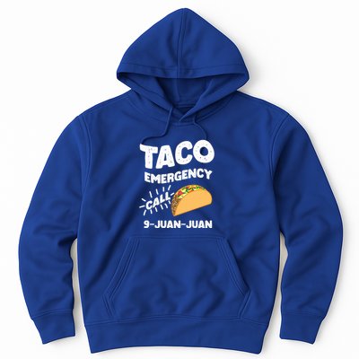 Taco Emergency Call 9 Juan Juan Funny Cinco De Mayo Men Hoodie
