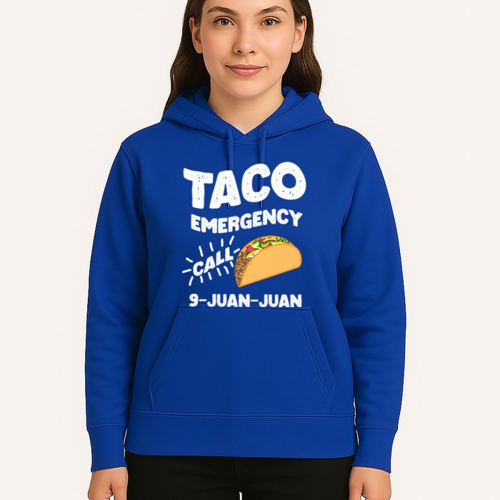 Taco Emergency Call 9 Juan Juan Funny Cinco De Mayo Men Hoodie