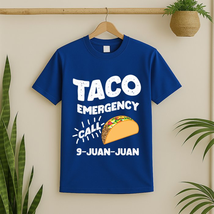 Taco Emergency Call 9 Juan Juan Funny Cinco De Mayo Men T-Shirt