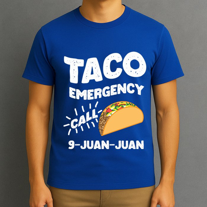 Taco Emergency Call 9 Juan Juan Funny Cinco De Mayo Men T-Shirt