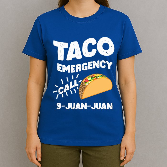 Taco Emergency Call 9 Juan Juan Funny Cinco De Mayo Men T-Shirt