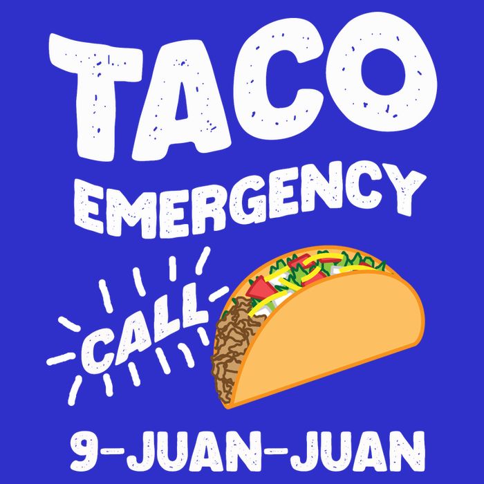 Taco Emergency Call 9 Juan Juan Funny Cinco De Mayo Men T-Shirt