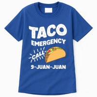 Taco Emergency Call 9 Juan Juan Funny Cinco De Mayo Men Tall T-Shirt