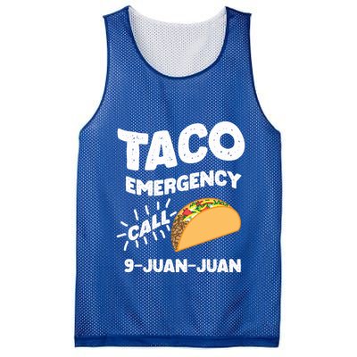 Taco Emergency Call 9 Juan Juan Funny Cinco De Mayo Men Mesh Reversible Basketball Jersey Tank