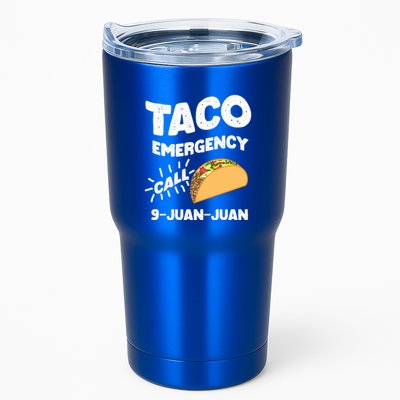 Taco Emergency Call 9 Juan Juan Funny Cinco De Mayo Men Tumbler