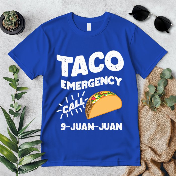 Taco Emergency Call 9 Juan Juan Funny Cinco De Mayo Men Premium T-Shirt