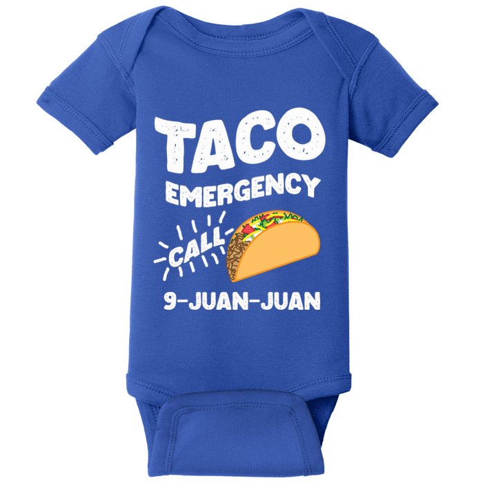 Taco Emergency Call 9 Juan Juan Funny Cinco De Mayo Men Baby Bodysuit