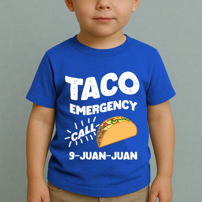 Taco Emergency Call 9 Juan Juan Funny Cinco De Mayo Men Toddler T-Shirt