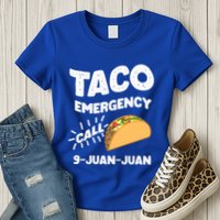 Taco Emergency Call 9 Juan Juan Funny Cinco De Mayo Men Womens T-Shirt