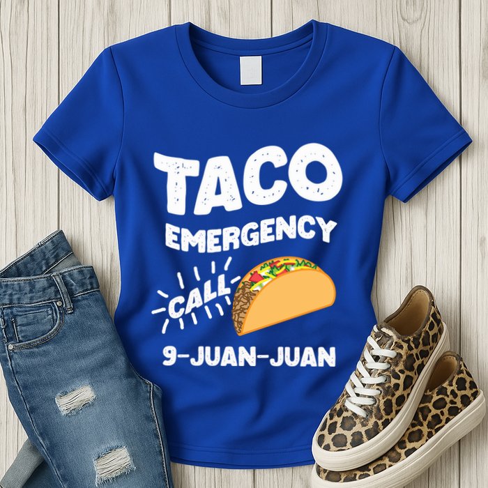 Taco Emergency Call 9 Juan Juan Funny Cinco De Mayo Men Womens T-Shirt