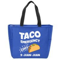 Taco Emergency Call 9 Juan Juan Funny Cinco De Mayo Men Zip Tote Bag