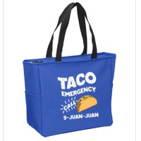 Taco Emergency Call 9 Juan Juan Funny Cinco De Mayo Men Zip Tote Bag