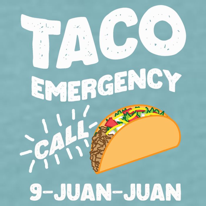 Taco Emergency Call 9 Juan Juan Funny Cinco De Mayo Men Sueded Cloud Jersey T-Shirt