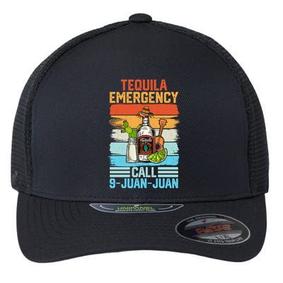 Tequila Emergency Call 9 Juan Juan Cinco De Mayo Ing Gift Flexfit Unipanel Trucker Cap