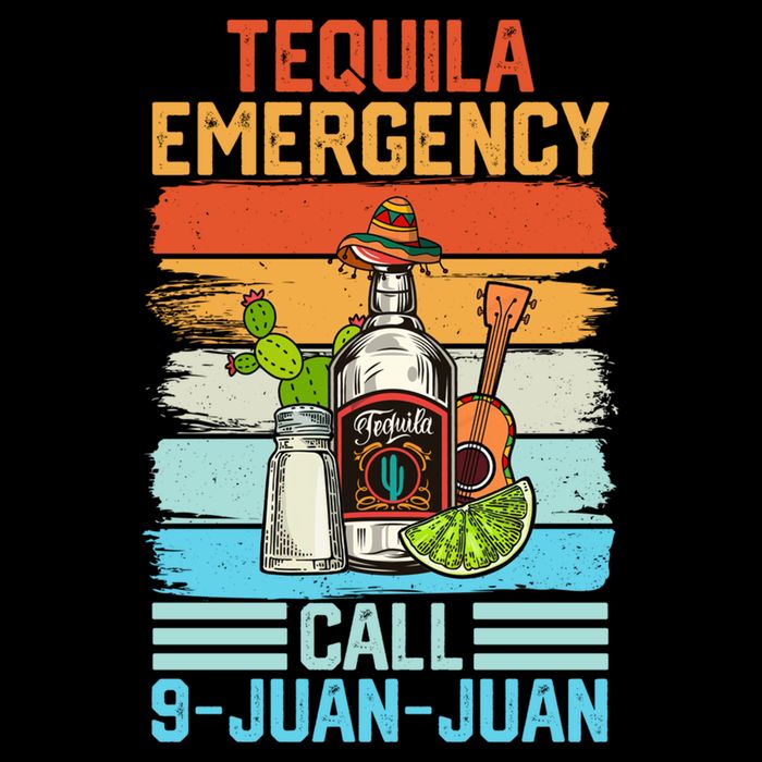 Tequila Emergency Call 9 Juan Juan Cinco De Mayo Ing Gift Cooling Performance Long Sleeve Crew