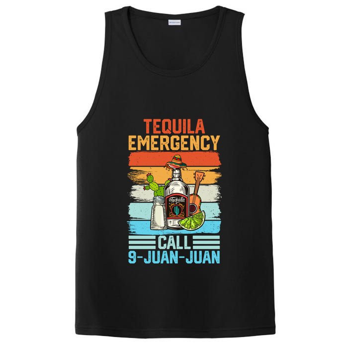 Tequila Emergency Call 9 Juan Juan Cinco De Mayo Ing Gift PosiCharge Competitor Tank