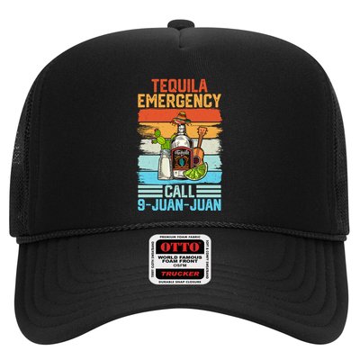 Tequila Emergency Call 9 Juan Juan Cinco De Mayo Ing Gift Trucker Hat