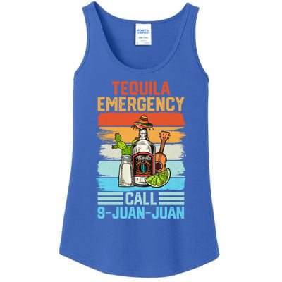 Tequila Emergency Call 9 Juan Juan Cinco De Mayo Ing Gift Ladies Essential Tank