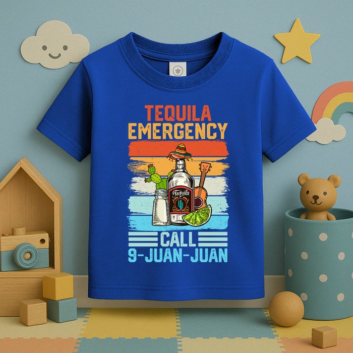 Tequila Emergency Call 9 Juan Juan Cinco De Mayo Ing Gift Toddler T-Shirt