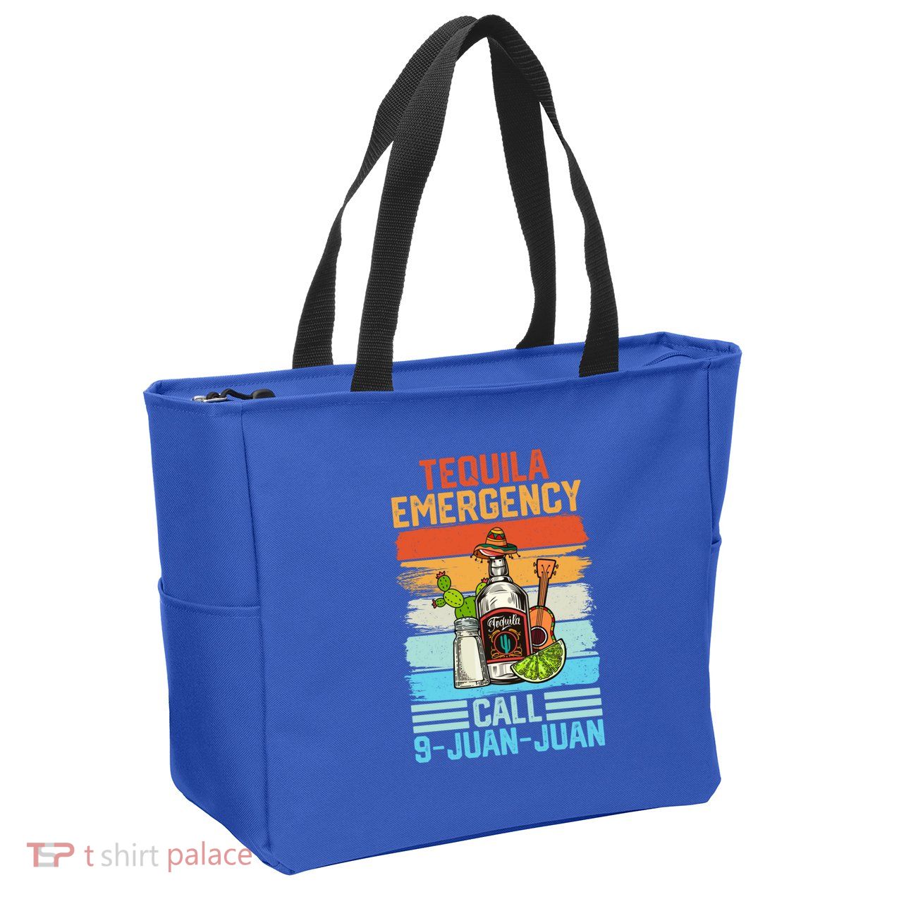 Tequila Emergency Call 9 Juan Juan Cinco De Mayo Ing Gift Zip Tote Bag