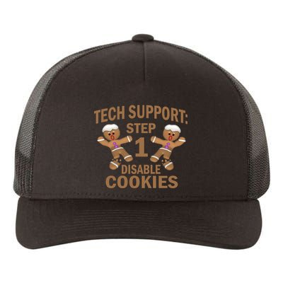 Tech Support Step One Disable Cookies Yupoong Adult 5-Panel Trucker Hat
