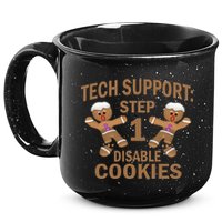 Tech Support Step One Disable Cookies 15oz Campfire Ceramic Mug